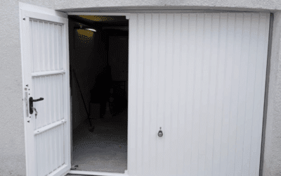 Pose d’une porte de garage basculante Tubauto avec portillon à Saïx (81)