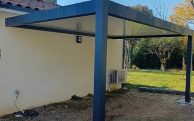 Carport aluminium Volets Thiebauld à Castres – pose sur mesure