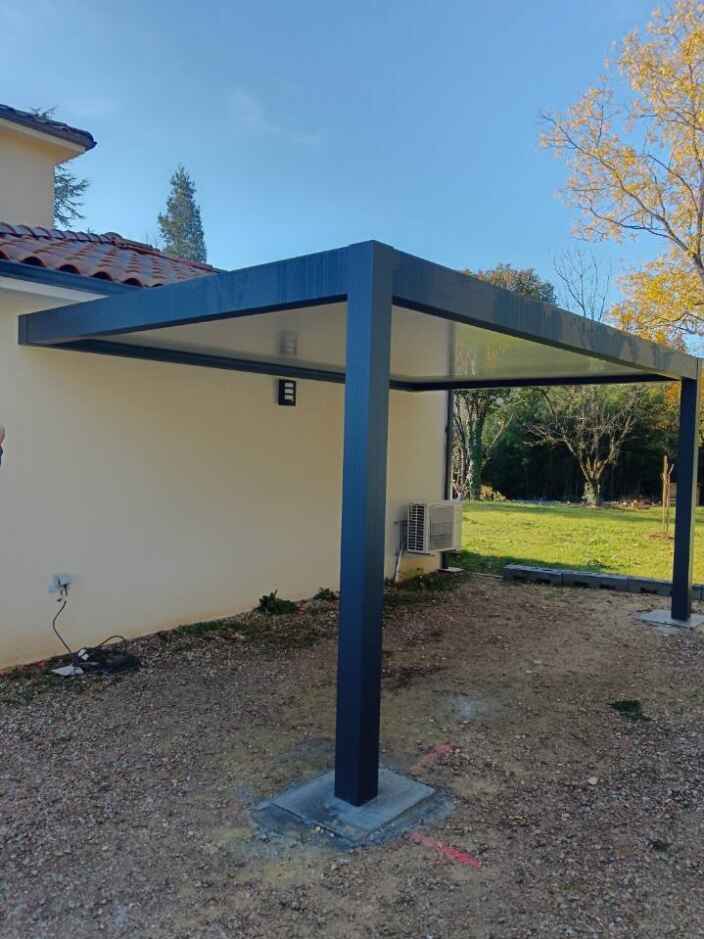 Carport essentiel pose Crochets Pezet Grillages