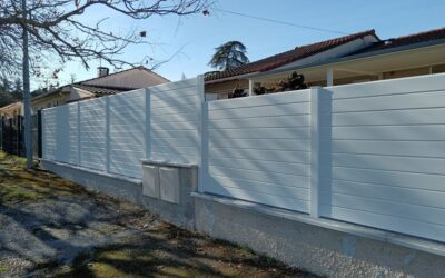 Remplacement de clôture aluminium après sinistre à Castres