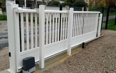 Portail coulissant aluminium à Sorèze (Tarn)