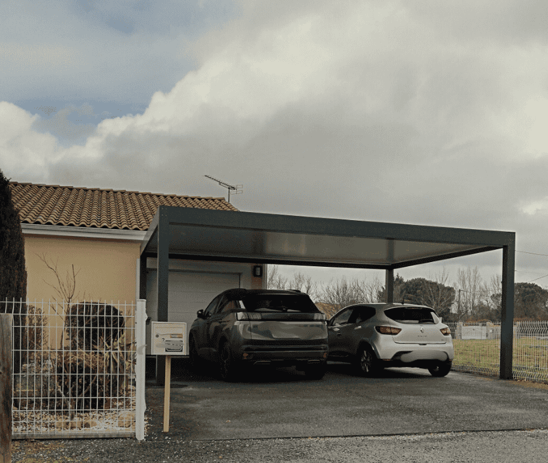Carport 7m à Viviers Les Montagnes