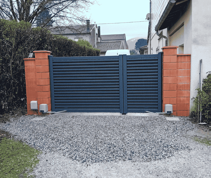 Portail battant aluminium KSM Mazamet